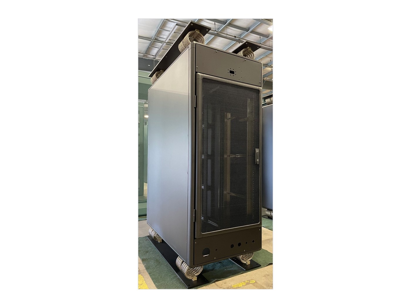 Custom Vibration Control Racks cabinet built by ISC